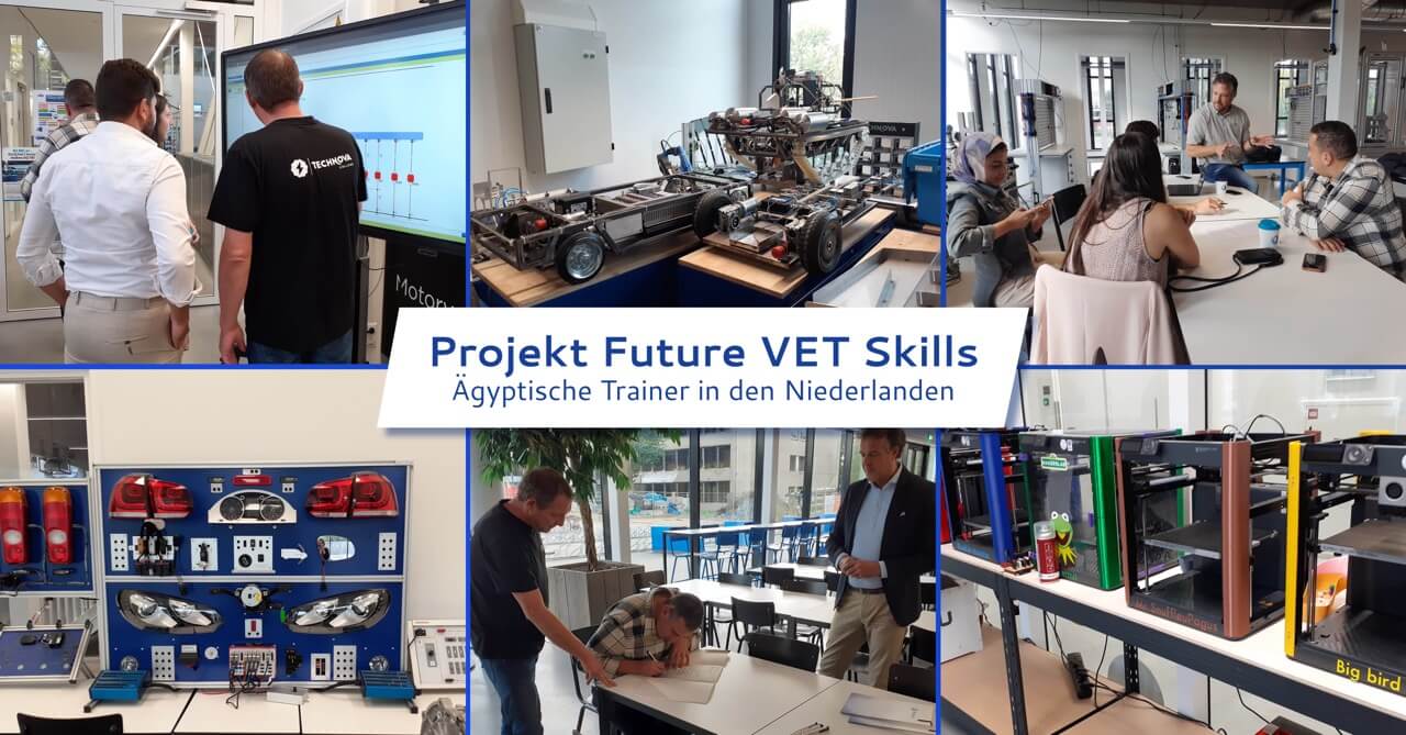 Future Skills Aegyptische Trainer in den Niederlanden - Collage