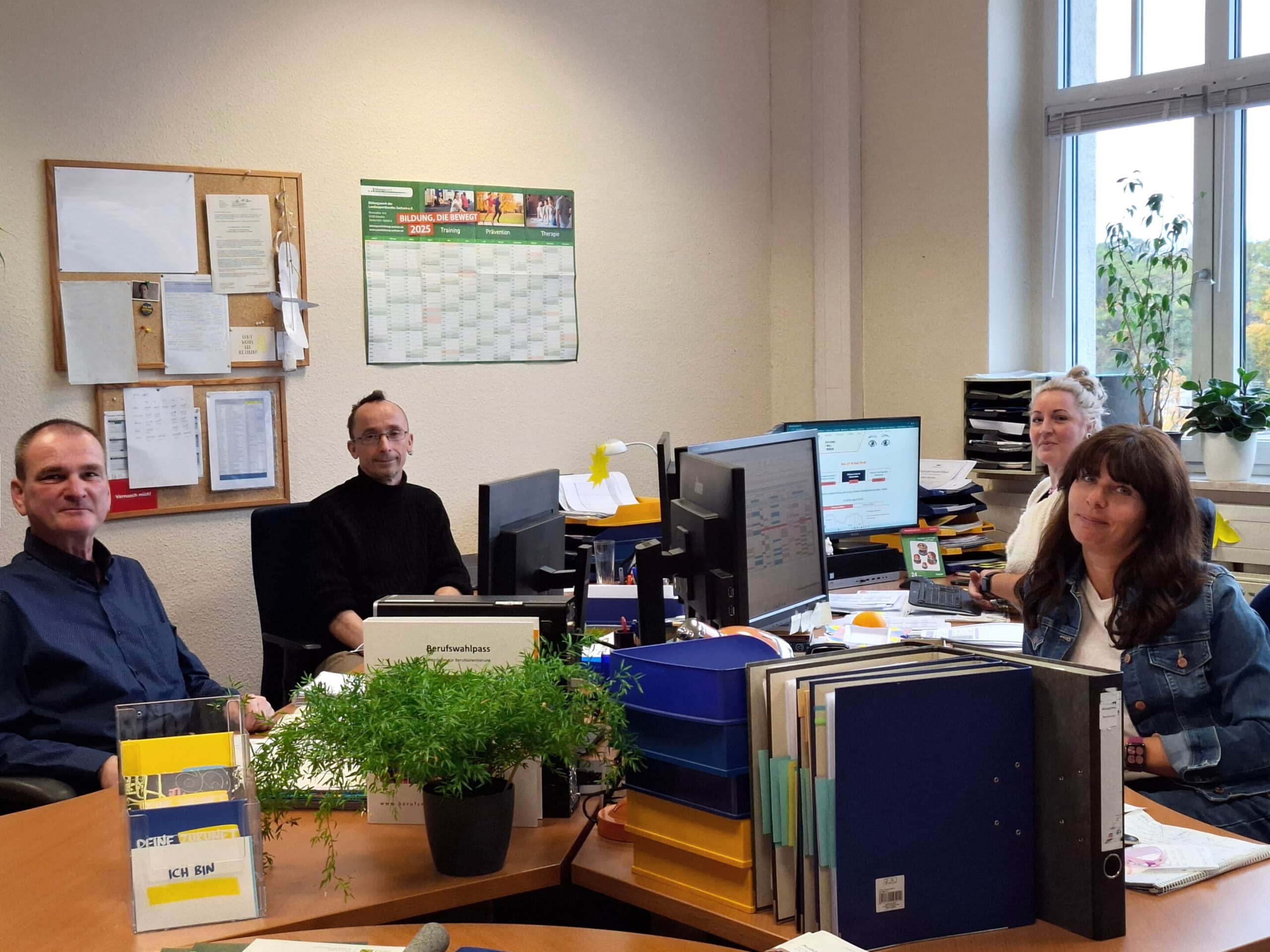 Zusammenkunft der Mitarbeitenden zur Berufsorientierung